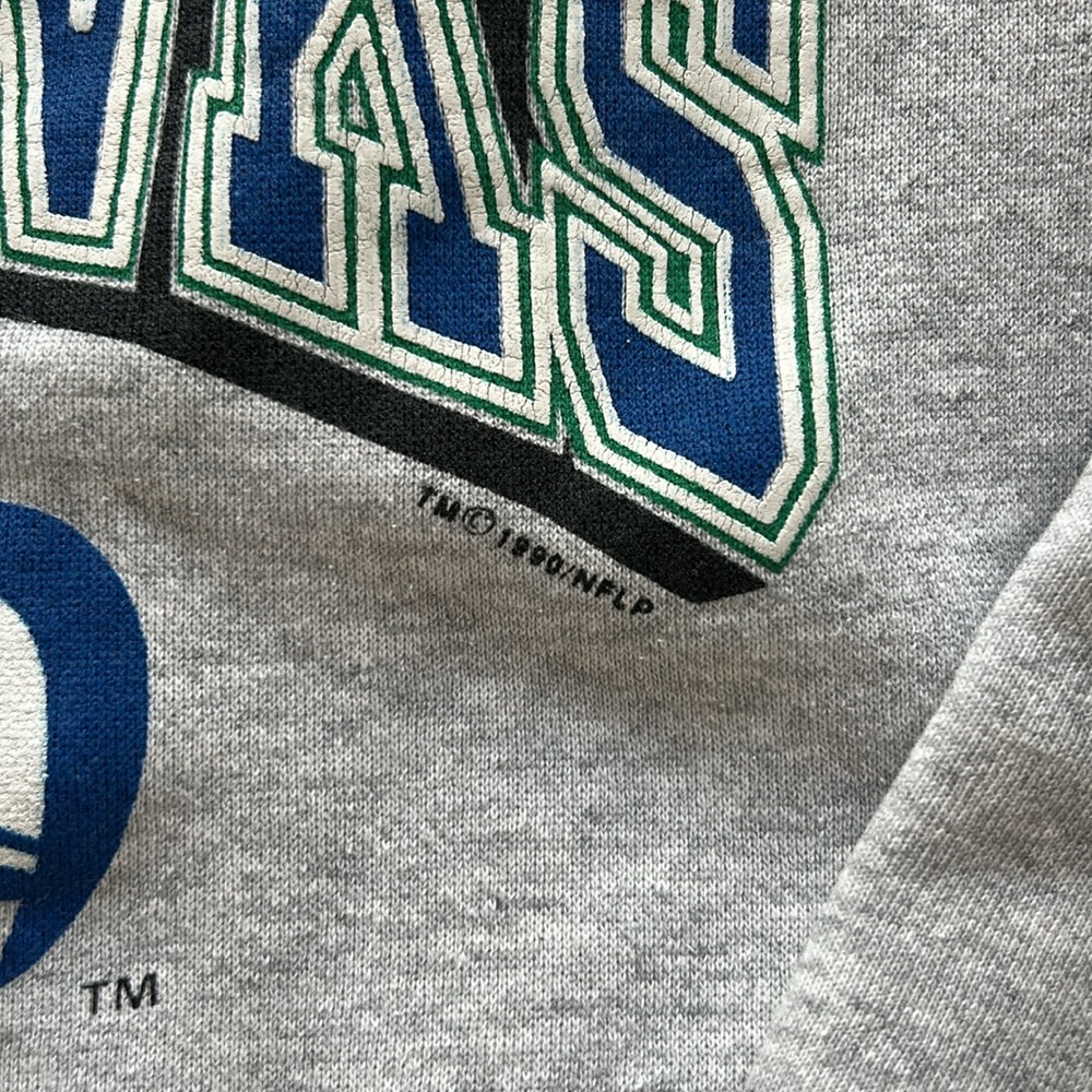 Vintage Seattle Seahawks Gray Sweatshirt - Picture 4 of 7